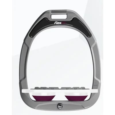 Platte Grip Aluminium/ Wit/ Pruim Flex-On Green Composite