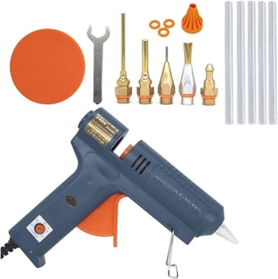 Lijmpistool - Hete lijm - Huis reparaties - Verstelbare temperatuur - 11mm lijmstiften - Donkergroen