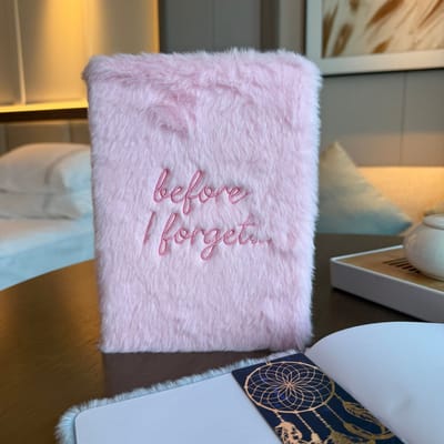 Soft Book Dream Journal - 80 pagina's - Before I Forget - cadeau voor man - cadeau voor vrouw