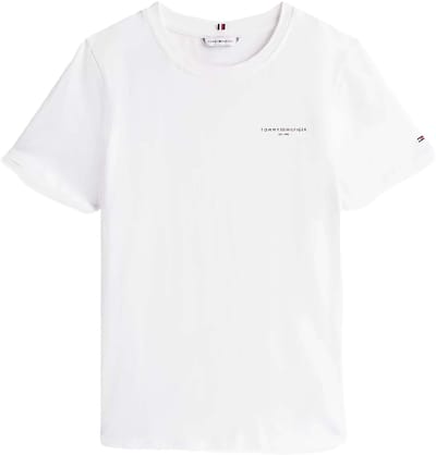 T-Shirt Tommy Hilfiger 1985 Reg Mini Corp Logo C-Nk Ss - Fashion Wear - Vrouwen
