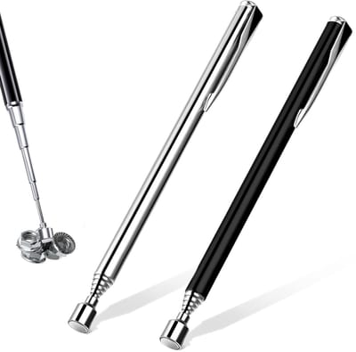 2 Stuks Telescopische Magnetische Opnamepen - Krachtige Magneet Grijper voor Reparatie en Hobby