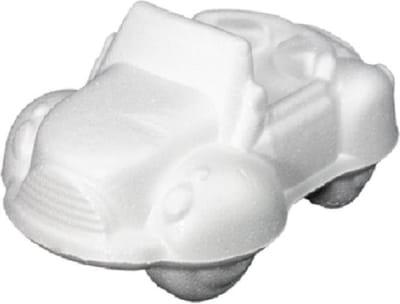 Styropor (piepschuim) auto 17 x 10,5 x 8,5 cm