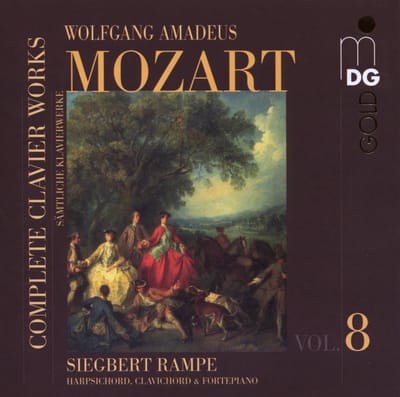 Siegbert Rampe - Mozart: Complete Clavier Works Vol. 8 (CD)