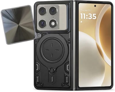 Hoesje geschikt voor Motorola Razr Fold - Techsuit CamGuard Pro Back Cover - Zwart