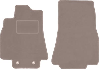 Beige voormatten voor: Mercedes B-Klasse W245 hatchback (2005-2011)