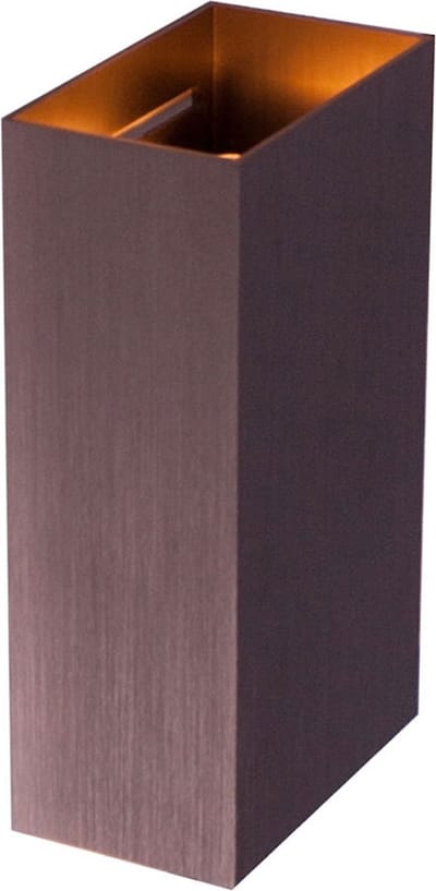 Wandlamp | Eros | 2 lichts | GU10 | brons bruin | aluminium metaal | moderne design sfeer verlichting