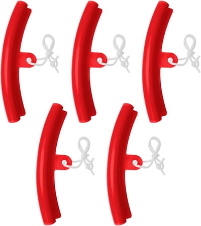 Velgenbescherming - Velgbeschermers Bandmontage - Banden Wisselen - Universele Pasvorm - 5 stuks - Rood