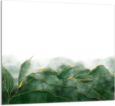 TMK ArtDeko - Snijplank - Glazen Beschermpaneel - 65x60 cm - Veelkleurig