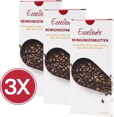 30 ECCELLENTE reinigingstabletten voor Miele inbouw koffiemachines & espressomachine