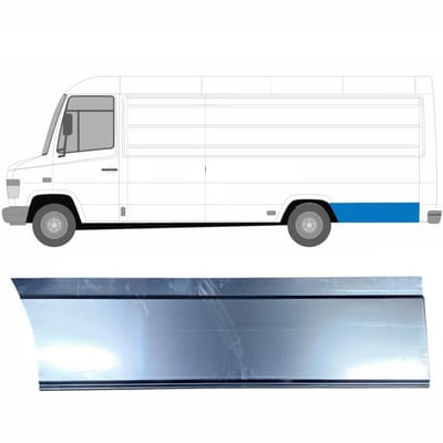 Reparatiepaneel achterspatbord voor Mercedes Vario 1996- / Links