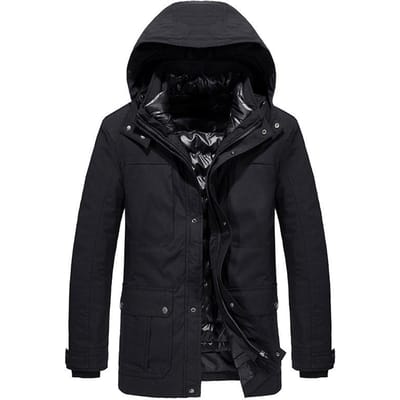 Mannen Middelbare Leeftijd Grote Maat Dons Katoen Kleding Los Twee Delig Set Top Winter Mannen Jasjas Katoenen Kleding 5XL