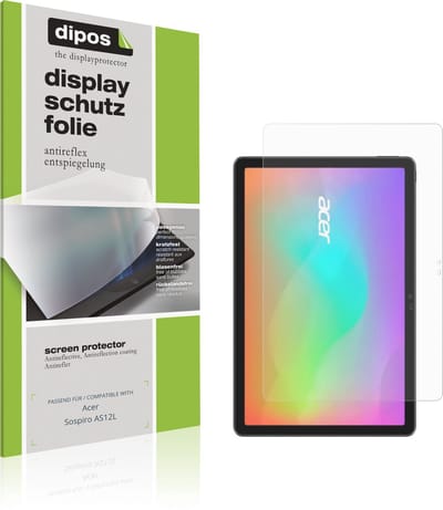 dipos – 2x Matte Beschermfolie geschikt voor Acer Sospiro AS12L | Krasbestendige & antireflecterende Screenprotector Ultra-Thin