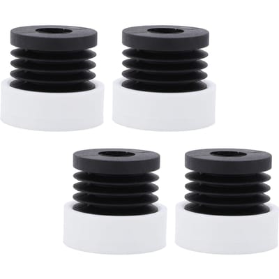4 STUKS 3D Printer Anti-Vibratie Voeten Rubber en ABS Anti-Slip Schokabsorberende Pads voor A1 Mini white