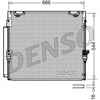 Condensator, airconditioning DENSO DCN50036