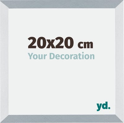 Your Decoration - Fotolijst 20x20 cm - MDF - Aluminium Geborsteld - Mura