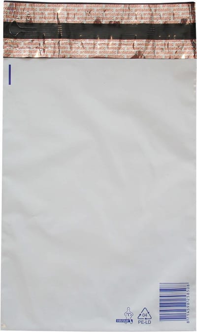 Verzendzakken voor Kleding - 100 stuks - 33 x 43 cm (A3) - Verzendzakken Webshop - Verzendzakken plastic met plakstrip