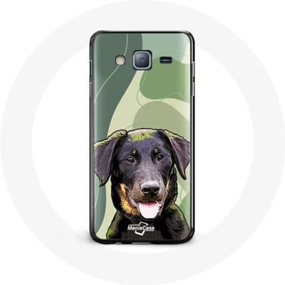 Coque - Beauceron - Samsung Galaxy J3 2016 - Souple - Noir - Protection noir