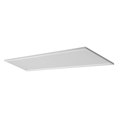 OSRAM Planon Plus plafondlamp in wit met geavanceerde LED-technologie, 36 W, rechthoekige vorm (1200 x 300 mm), warm witte lichtkleur bij 3000 K, aluminium behuizing, matte PMMA diffuser