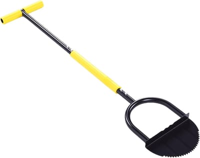 Tuinrandgereedschap - Gras Snijder - Strakke Randen Maken - Halfmaan Vorm - 106 Cm Lengte - Zwart
