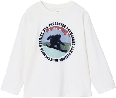 Vertbaudet T-shirt voor jongens met print op de voorkant
