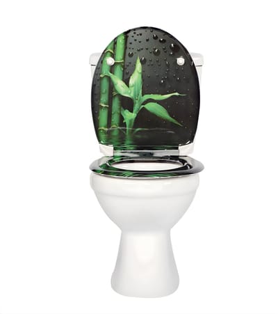 WC-bril - Toiletbril – Voor Badkamer & Toilet – Soft-Close- Met print