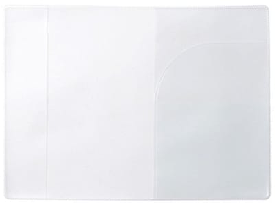 Dailygoods- Paspoorthoesje Waterdicht - Transparant/Mat - Compact - Lichtgewicht - Duurzaam - Reisbeschermer voor ID/Creditcards - Reisdocumenthouder