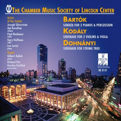 Bartok, et al / The Chamber Music Society of Lincoln Center