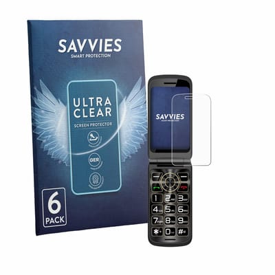 Savvies - Screenprotector voor Guwet G739 - Folie Beschermfolie transparant 6 Stuks