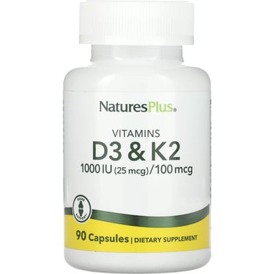 Vitamine D3 + Vitamine K2, 90 Capsules