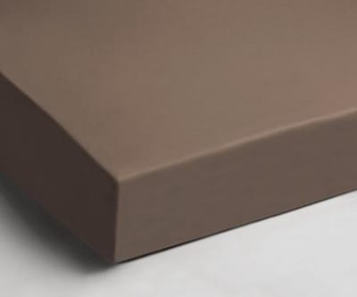 Flanellen Hoeslaken Taupe Day Dream-90 x 200 cm