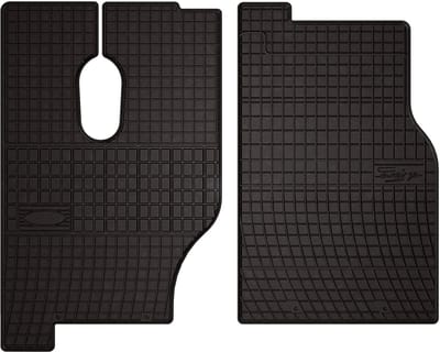 Wielganizator SolidPRO Serie - Rubberen Automatten - Mercedes Actross MP1 (1996-2003) - Zwart - Op Maat