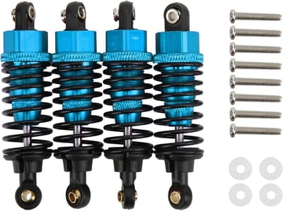 4x Aluminium RC Schokdempers Instelbaar voor 1/10 Auto Modellen