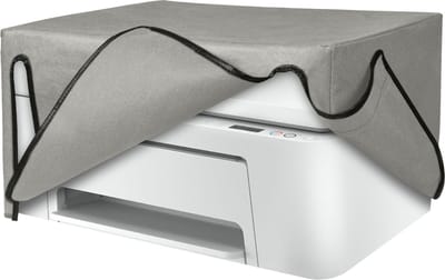 kwmobile hoes geschikt voor HP DeskJet 4120e / DeskJet 4155e / 4220e - Beschermhoes voor printer - Stofhoes in lichtgrijs