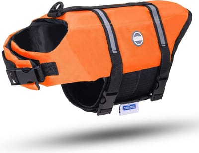 Nobleza Hondenzwemvest kleine hond - Ruglengte 35cm - Honden reddingsvest - Reddingsvest voor kleine honden - Oranje