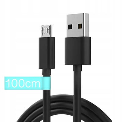 Snellaad Kabel Micro USB - 100cm - QC 3.0 - Zwart