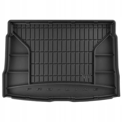 FROGUM PROLINE Kofferbakmat - Geschikt voor VOLKSWAGEN GOLF VI Hatchback (2008-2012) - Volwaardig reservewiel - TPE Rubber - Zwart
