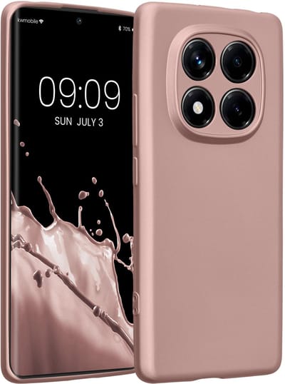 kwmobile metallic telefoonhoesje van TPU - geschikt voor Xiaomi Redmi Note 14 Pro 4G - Flexible case voor smartphone - In metallic arctische bes