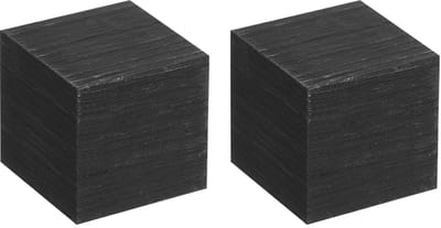 Grafietblok - Elektrode Plaat - Metaal Smelten - Hoge Zuiverheid Grafiet - 10x10x0.4 mm - Zwart