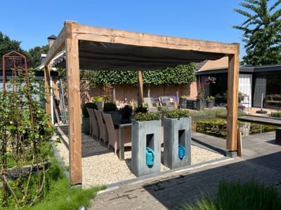 Shadow Comfort - harmonicadoek - 2,9x3m Cool Grey - grijs -incl. rvs bevestigingsset