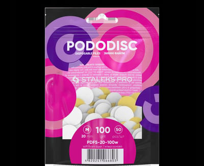 Staleks Pododisc Overlays Wit Zachte Basis M 100 korrel 50 stuks