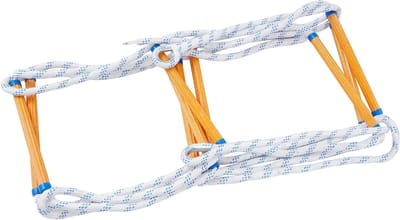 Touwladder - Reddingsladder - Nood evacuatie - Vlamwerend - 5/10 meter - Wit
