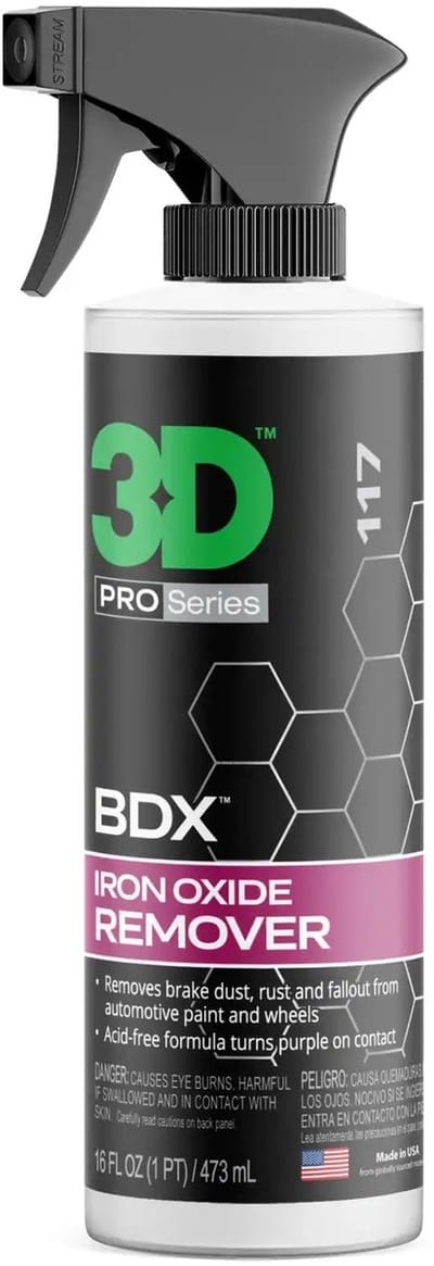 3D  PRODUCTS BDX Velgenreiniger - 16 oz / 473 ml fles Spray Fles