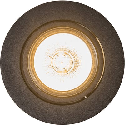 QAZQA cisco - Moderne Inbouwspot - 1 lichts - Ø 90 mm - Zwart - Woonkamer | Slaapkamer | Keuken