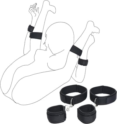 YOR® Benenspreider bdsm - Seksspeeltjes voor Koppel – Erotiek Toys - Sex Sling – Love Swing – Discreet Verpakt – Zwart- 16cm x 10cm x 6cm