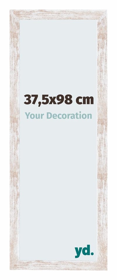 Your Decoration - Fotolijst 37,5x98 cm - MDF - White Wash - Catania