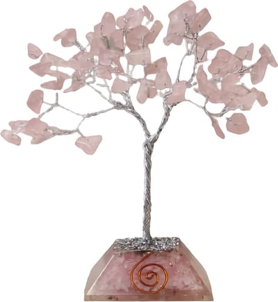 Ancient Wisdom - Geurbrander - Edelstenenboom met organietbasis - oliebrander - geuroliën - waxmelts - decoratie - kaarsen