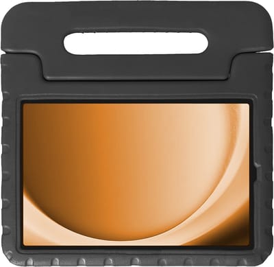Hoesje - Geschikt voor Samsung Galaxy Tab A9 - Kinderhoes Shockproof Bumper - Kidsproof Case - Tablet Hoes - Kinder Hoes Cover - Zwart