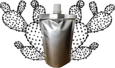 Cactusvijgolie in navulling 100 ml pouch met schenkmond (hersluitbaar) - vegan - dierproefvrij en zonder chemische toevoegingen - cactusvijg huidolie