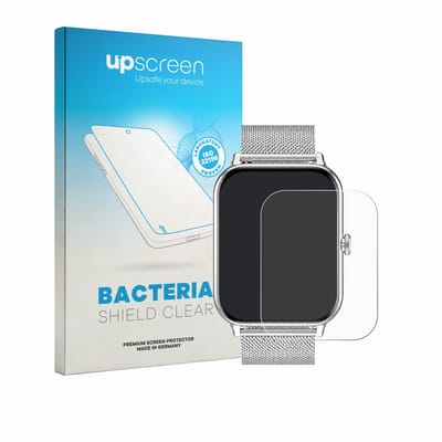 upscreen - Screenprotector voor Betatree Smartwatch 1.85" - Folie Beschermfolie transparant antibacterieel