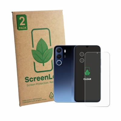 2 Stuks Screenprotector voor realme C100x (Voor+Camera) - Hoogwaardige Beschermfolie transparant